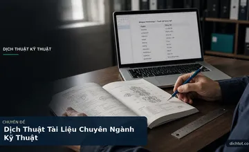 Dịch Thuật Tài Liệu Chuyên Ngành Kỹ Thuật
