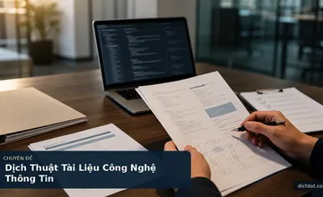 Dịch Thuật Tài Liệu Công Nghệ Thông Tin