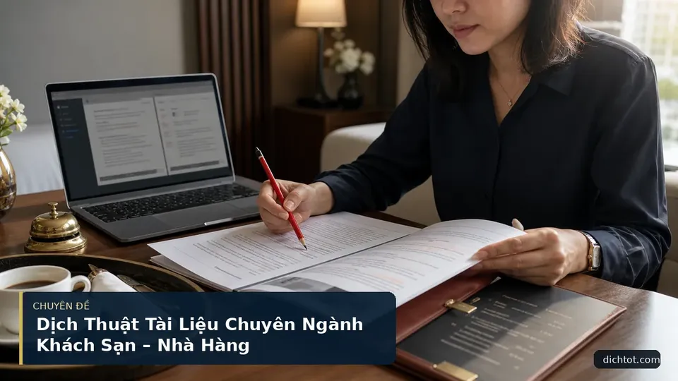 Dịch Thuật Tài Liệu Chuyên Ngành Khách Sạn – Nhà Hàng