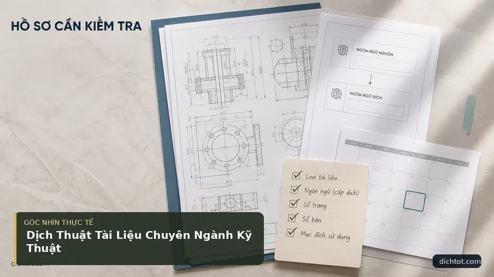 Dịch Thuật Tài Liệu Chuyên Ngành Kỹ Thuật — hình minh họa dịch thuật
