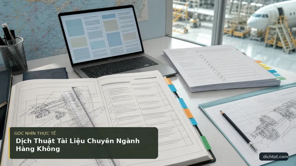 Dịch Thuật Tài Liệu Chuyên Ngành Hàng Không — hình minh họa dịch thuật