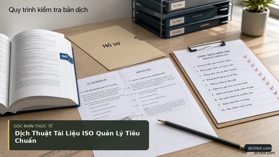 Dịch Thuật Tài Liệu ISO Quản Lý Tiêu Chuẩn — hình minh họa dịch thuật