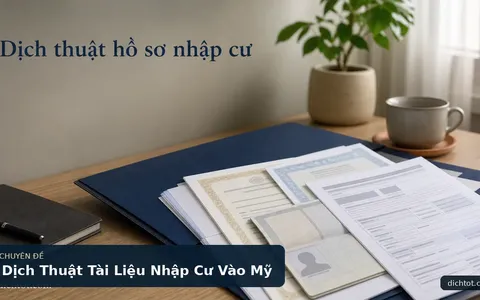 Dịch Thuật Tài Liệu Nhập Cư Vào Mỹ