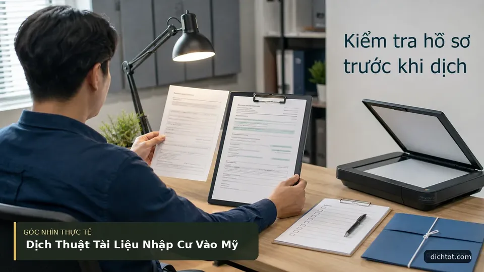 Dịch Thuật Tài Liệu Nhập Cư Vào Mỹ — hình minh họa dịch thuật