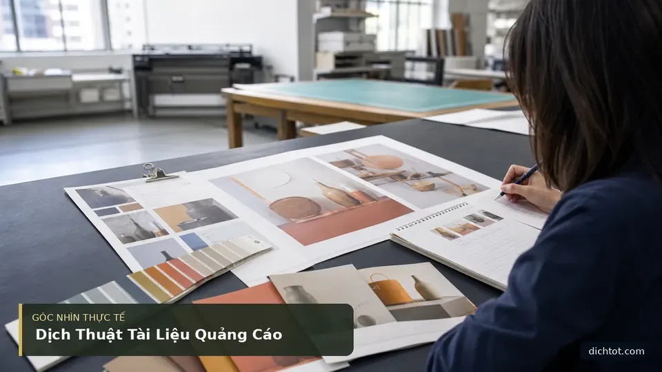 Dịch Thuật Tài Liệu Quảng Cáo — hình minh họa dịch thuật