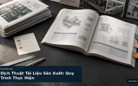Dịch Thuật Tài Liệu Sản Xuất: Quy Trình Thực Hiện