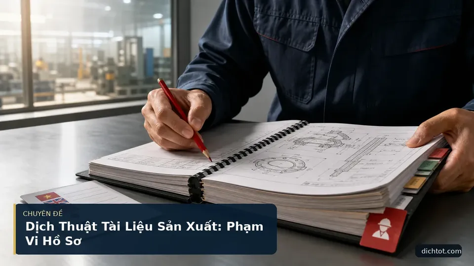 Dịch Thuật Tài Liệu Sản Xuất: Phạm Vi Hồ Sơ