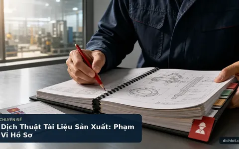 Dịch Thuật Tài Liệu Sản Xuất: Phạm Vi Hồ Sơ
