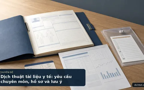 Dịch thuật tài liệu y tế: yêu cầu chuyên môn, hồ sơ và lưu ý