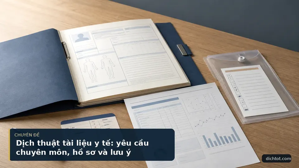 Dịch thuật tài liệu y tế: yêu cầu chuyên môn, hồ sơ và lưu ý