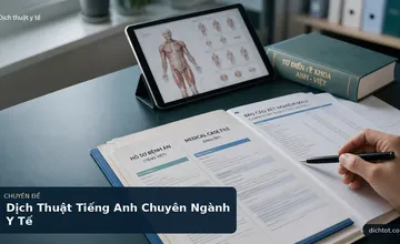 Dịch Thuật Tiếng Anh Chuyên Ngành Y Tế
