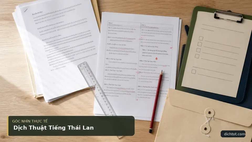 Dịch Thuật Tiếng Thái Lan — hình minh họa dịch thuật