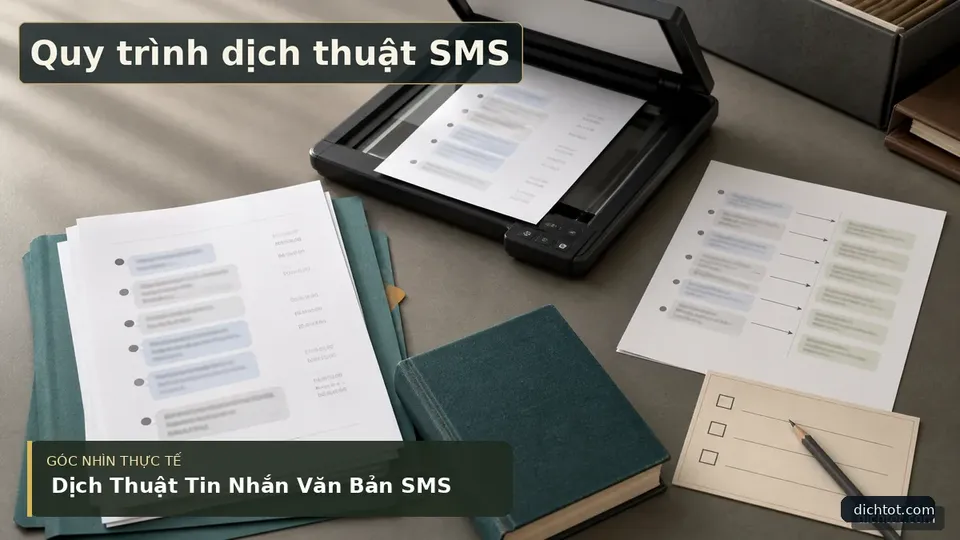 Dịch Thuật Tin Nhắn Văn Bản SMS — hình minh họa dịch thuật