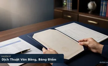 Dịch Thuật Văn Bằng, Bảng Điểm