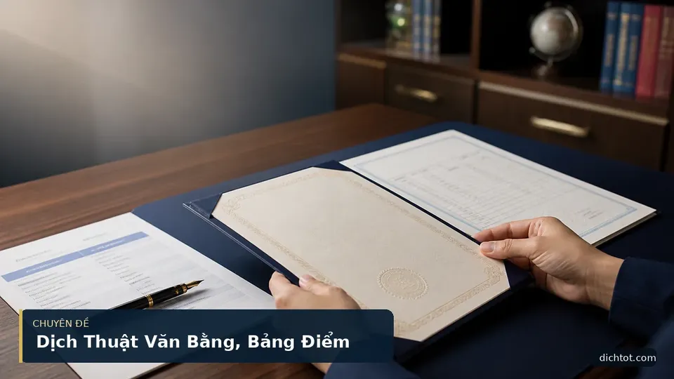 Dịch Thuật Văn Bằng, Bảng Điểm