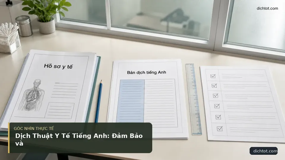 Chi tiết minh họa dịch thuật trong bài Dịch Thuật Y Tế Tiếng Anh: Đảm Bảo và