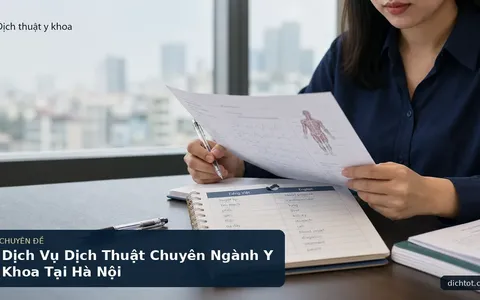 Dịch Vụ Dịch Thuật Chuyên Ngành Y Khoa Tại Hà Nội