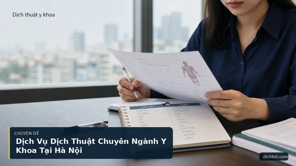 Dịch Vụ Dịch Thuật Chuyên Ngành Y Khoa Tại Hà Nội