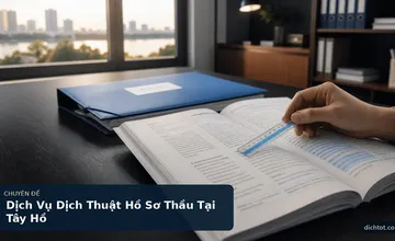 Dịch Vụ Dịch Thuật Hồ Sơ Thầu Tại Tây Hồ