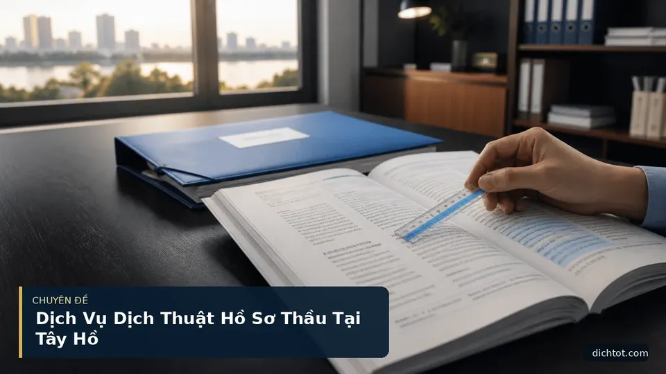 Dịch Vụ Dịch Thuật Hồ Sơ Thầu Tại Tây Hồ