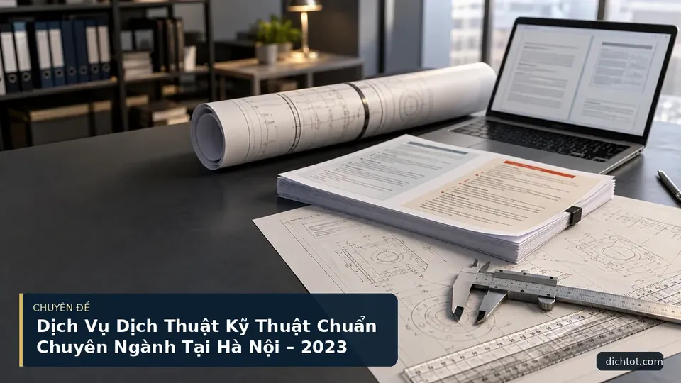 Dịch Vụ Dịch Thuật Kỹ Thuật Chuẩn Chuyên Ngành Tại Hà Nội – 2023