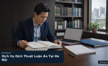 Dịch Vụ Dịch Thuật Luận Án Tại Hà Nội