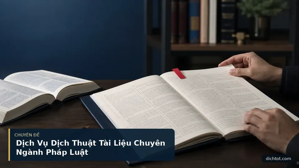 Dịch Vụ Dịch Thuật Tài Liệu Chuyên Ngành Pháp Luật