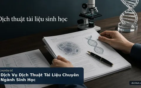 Dịch Vụ Dịch Thuật Tài Liệu Chuyên Ngành Sinh Học