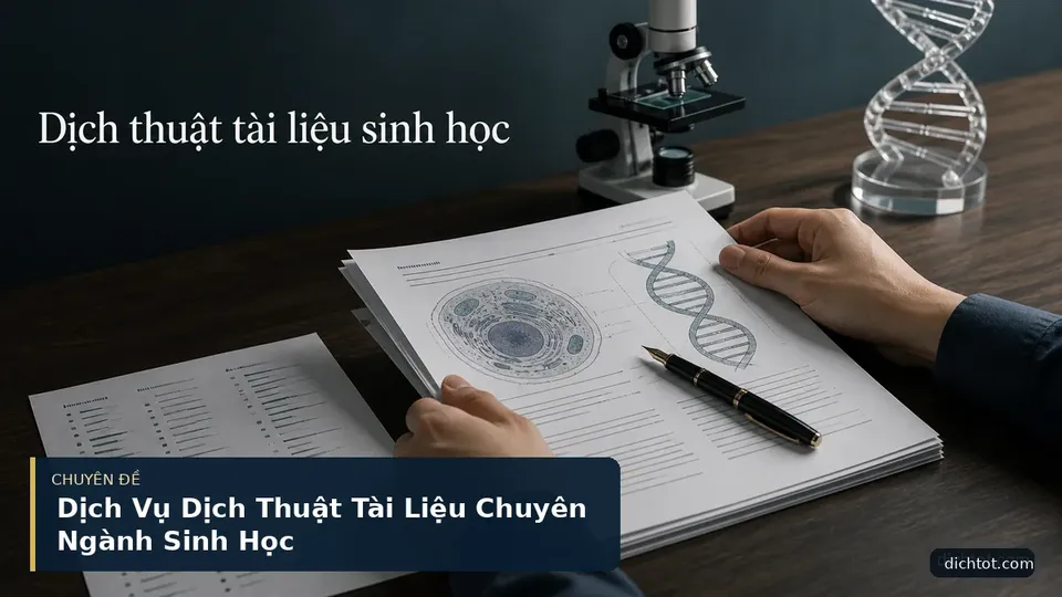 Dịch Vụ Dịch Thuật Tài Liệu Chuyên Ngành Sinh Học