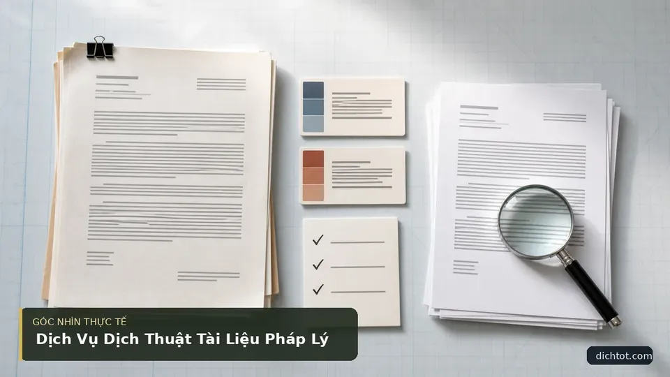 Dịch Vụ Dịch Thuật Tài Liệu Pháp Lý — hình minh họa dịch thuật