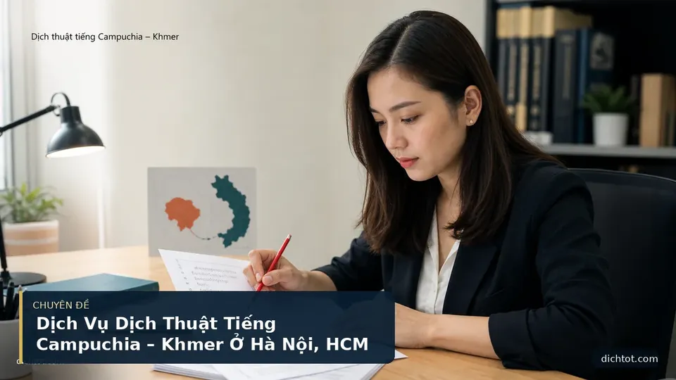 Dịch Vụ Dịch Thuật Tiếng Campuchia – Khmer Ở Hà Nội, HCM