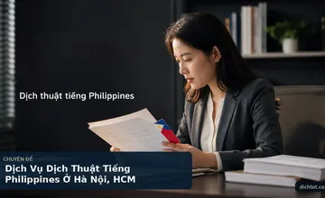 Dịch Vụ Dịch Thuật Tiếng Philippines Ở Hà Nội, HCM