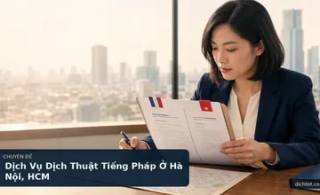 Dịch Vụ Dịch Thuật Tiếng Pháp Ở Hà Nội, HCM