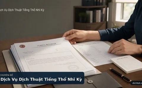 Dịch Vụ Dịch Thuật Tiếng Thổ Nhĩ Kỳ