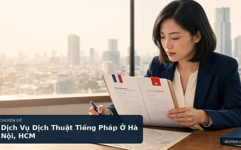 Dịch Vụ Dịch Thuật Tiếng Pháp Ở Hà Nội, HCM