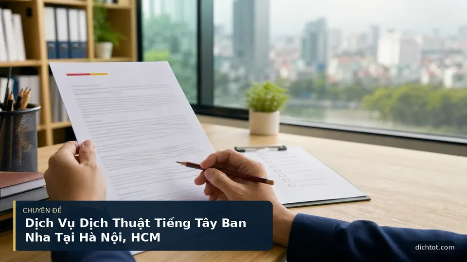 Dịch Vụ Dịch Thuật Tiếng Tây Ban Nha Tại Hà Nội, HCM