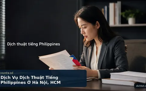 Dịch Vụ Dịch Thuật Tiếng Philippines Ở Hà Nội, HCM