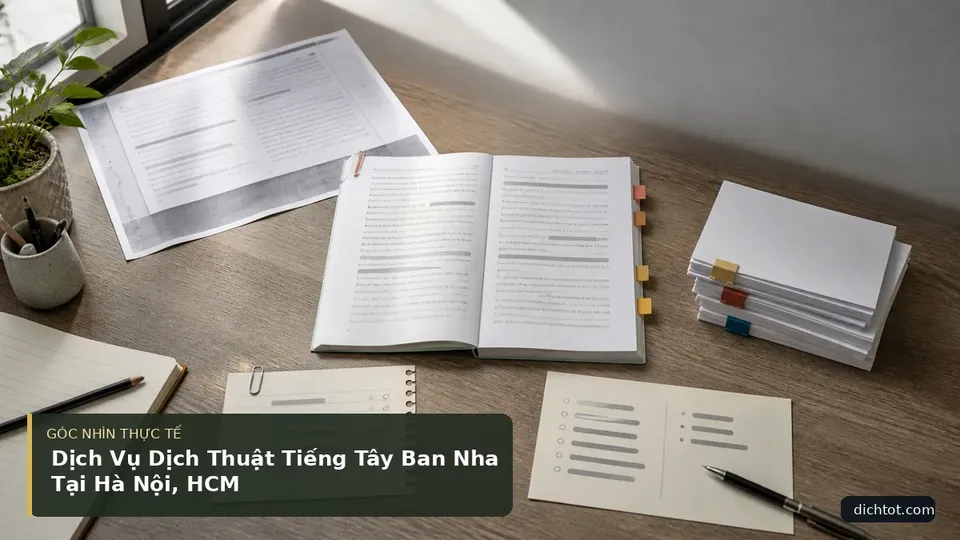 Dịch Vụ Dịch Thuật Tiếng Tây Ban Nha Tại Hà Nội, HCM — hình minh họa dịch thuật