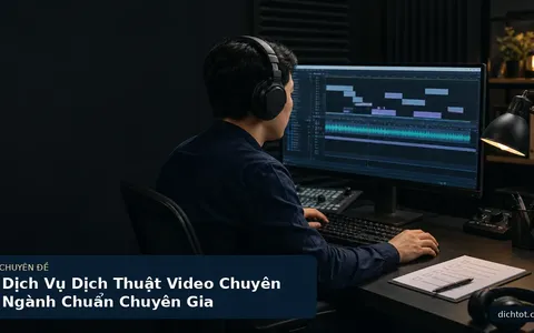 Dịch Vụ Dịch Thuật Video Chuyên Ngành Chuẩn Chuyên Gia