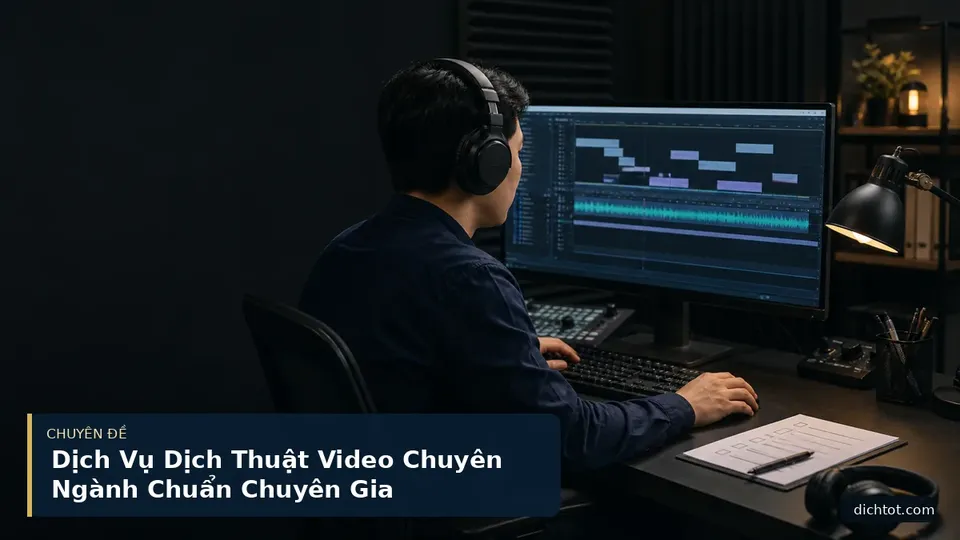 Dịch Vụ Dịch Thuật Video Chuyên Ngành Chuẩn Chuyên Gia