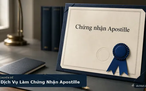 Dịch Vụ Làm Chứng Nhận Apostille
