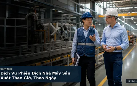 Dịch Vụ Phiên Dịch Nhà Máy Sản Xuất Theo Giờ, Theo Ngày