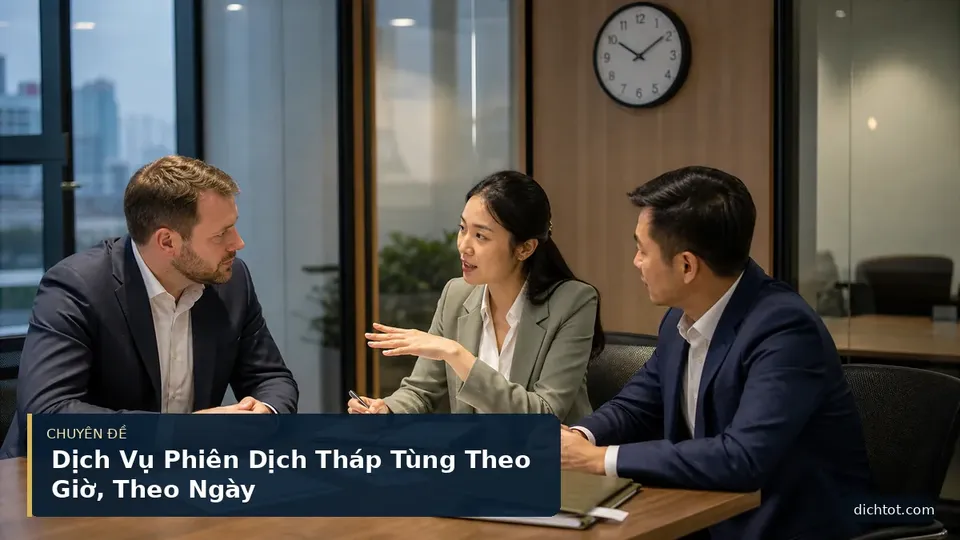 Dịch Vụ Phiên Dịch Tháp Tùng Theo Giờ, Theo Ngày