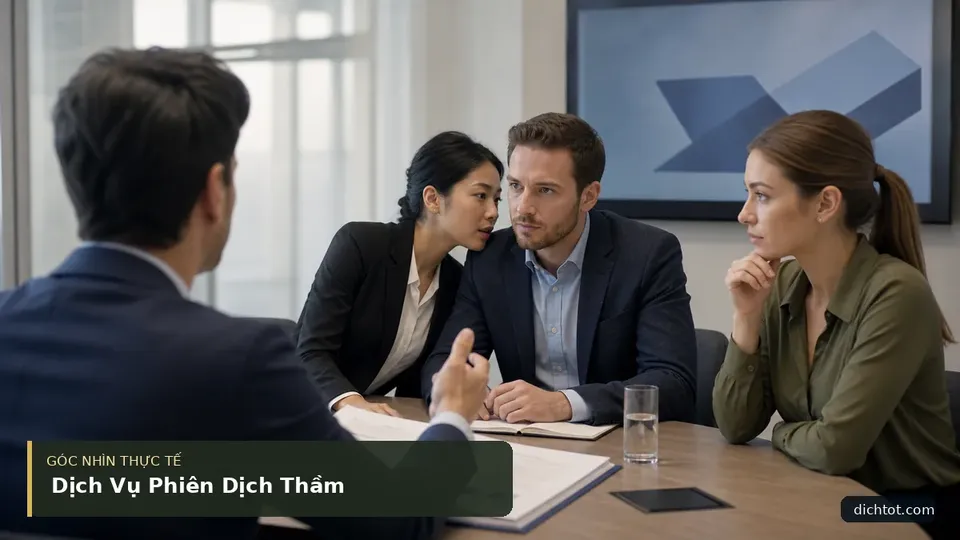 Chi tiết minh họa dịch thuật trong bài Dịch Vụ Phiên Dịch Thầm