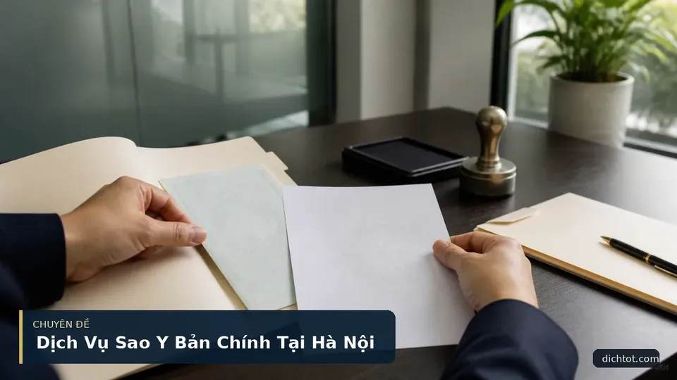 Dịch Vụ Sao Y Bản Chính Tại Hà Nội
