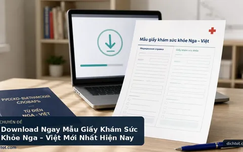 Download Ngay Mẫu Giấy Khám Sức Khỏe Nga – Việt Mới Nhất Hiện Nay
