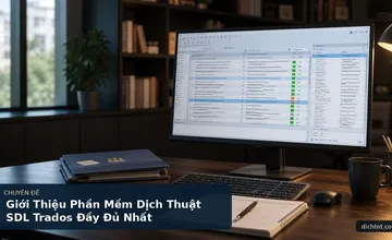 Giới Thiệu Phần Mềm Dịch Thuật SDL Trados Đầy Đủ Nhất