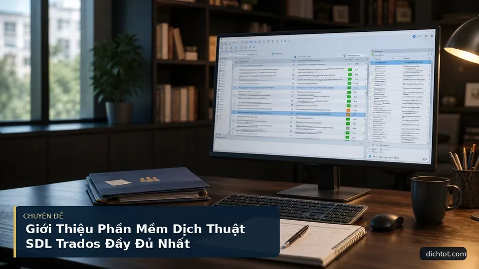 Giới Thiệu Phần Mềm Dịch Thuật SDL Trados Đầy Đủ Nhất