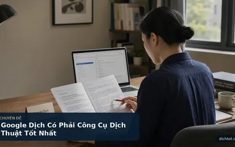 Google Dịch Có Phải Công Cụ Dịch Thuật Tốt Nhất