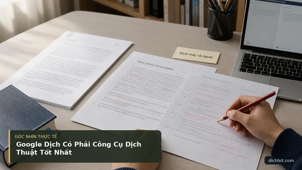 Google Dịch Có Phải Công Cụ Dịch Thuật Tốt Nhất — hình minh họa dịch thuật